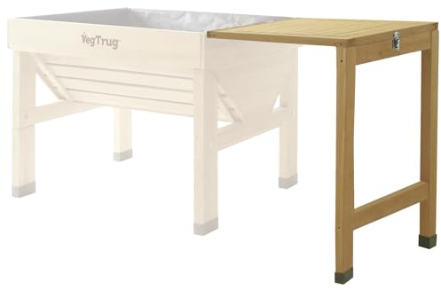 VegTrug Beistelltisch für Hochbeete Classic - Natural - 76 x 60 x 80 cm | Einfach einhängen - zusätzliche Ablage für Werkzeuge & Pflanzzubehör - ideal zum Umtopfen und Pflegen