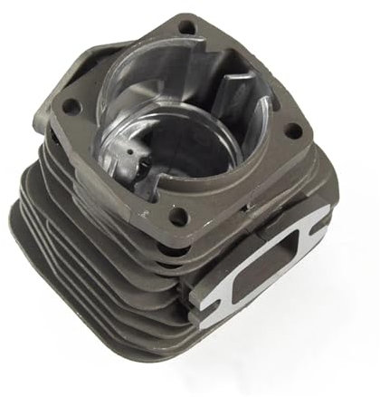 Juego de cilindro y pistón de doble canal de 58 CC for motosierra, desbrozadora, accesorios for herramientas de jardín, piezas de cilindro y pistón.