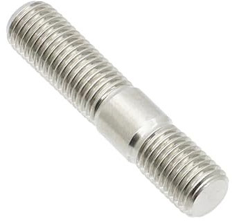 Pernos de escape de 10 mm y tuercas dentadas M10x1,25 for brida de colector, pernos, tuercas y tornillos de acero inoxidable(8sets)