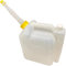 Bouteille de mélange d'huile - Réservoir à essence - Moteur à 2 temps - Flacon de mélange de carburant pour tondeuse à gazon et tronçonneuse (4 l)
