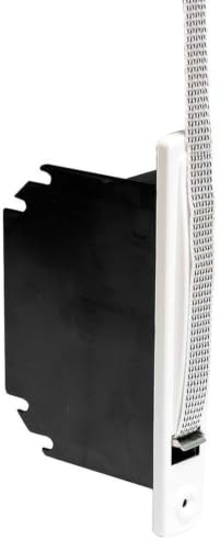 Recogedor Persiana Empotrable Cinta 14 mm - Minipack Freno Inox - Blanco