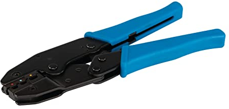 Silverline Ratchet Crimping Tool 220mm (PL55),Blue