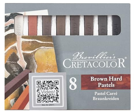 Cretacolor Set of 8 Brown Chalk Assorted Boxes