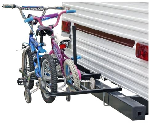 Apex BC2BM RV/Camper Trailer Bumper Bike Rack for 1-2 Bicycles