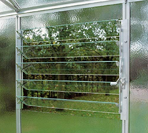 MacGreen® Lamellenfenster für Gewächshäuser ( für Scheibenbreite bis 61 cm )