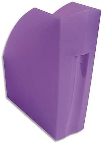 Exacompta 18019D Stehsammler (29,2 x 11 x 32 cm, für DIN A4, ideal für die Ablage Ihre Dokumente, robust) 1 Stück violett transluzent