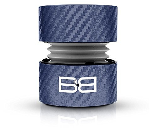BassBoomz - High Performance Portable Bluetooth Speakers (Carbon Blue)