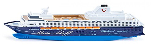siku 1726, Kreuzfahrtschiff Mein Schiff 1, 1:1400, Metall/Kunststoff, Blau/Weiß, Nicht schwimmfähig