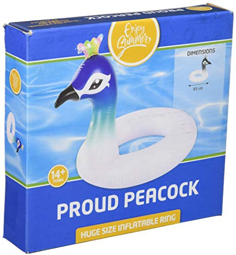Geschenke und Concepts gc0122 aufblasbar Ring Pfau Stärke 18SI 85 cm, bunten Farben