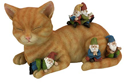 GlitZGlam Cody die Miniaturkatze und Zwerge - „EIN erholsamer Tag - Eine Zwergenminiatur für den Feengarten