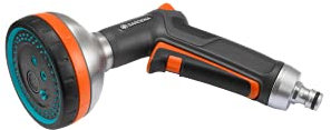 Gardena Premium Multi Sprayer: Garden sprayer for watering and cleaning, five spray patterns, filter, lock, robust, frost protection (18317-20)