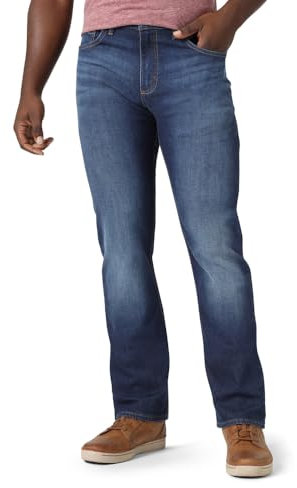 Wrangler Authentics Herren Slim Fit Geradem Bein Jeans, Blue Ridge, 34W / 30L