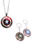 YouU 2 Stück Shield Halskette und Schlüsselanhänger – Cosplay Zubehör