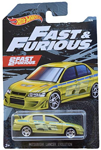 Hot Wheels Fast & Furious Mitsubishi Lancer Evolution 3/6, Green