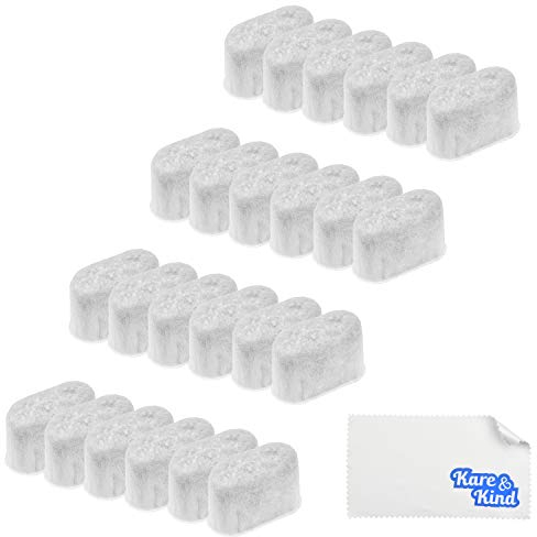 Kare & Kind 24-Pack Cuisinart Coffee Makers Replacement Activated Charcoal Water Filters - Compatible with All Cuisinart Coffee Makers
