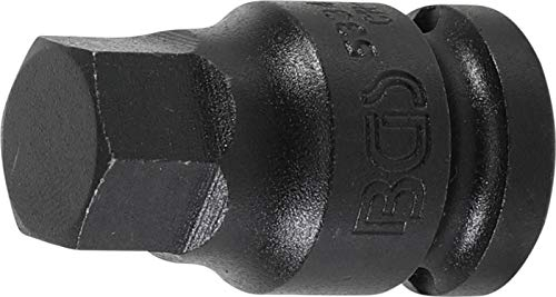 BGS 5334-H17 | Kraft-Bit-Einsatz | Länge 42 mm | 12,5 mm (1/2) | Innensechskant 17 mm