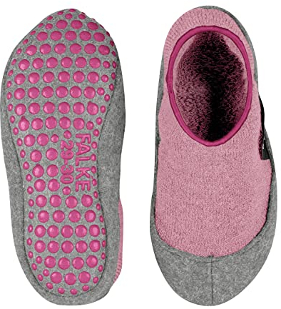 FALKE Stoppersocken Cosy Slipper K Hp Wolle rutschhemmende Noppen 1 Paar, Rosa Almond Blossom 8441, 27-28