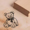 Stempel süßer Teddybär - Motivstempel ca. 34 x 38 mm