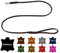 Hundeleine Fettleder kleine Hunde/große Hunde MIT Handschlaufe Made IN Germany 1m - 5m (3,0m X 8mm, Braun)