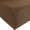 REDBEST Spannbettlaken Denver Elasthan-Jersey-Stretch Dunkelbraun Größe 180x200 cm - 200x200 cm - besonders weich und anschmiegsam, bügelfrei, mit Rundumgummi