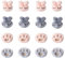 Suuwwn 16pcs Plüsch Cartoon Quilthalter Bettdeckenclips Tröster Greifer Bettdeckenbezug-Clips Bettlaken Bettdeckenhalter Anti-Run Anti-Rutsch-Klemme Bett Clip Bettbezug Clips Quilt Fixing Clips (A)