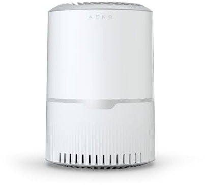AENO AP3 Purificatore d'Aria, Ionizzatore CADR Fino a 110 m³/h, Superficie 20㎡, Filtrazione a 3 Strati, Rimuove il 99,95% di Particelle, Lampada UV, Modalità Sonno