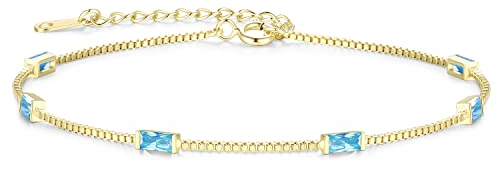 LOUISA SECRET Gold Armband Damen 925 Sterling Silber 14k Vergoldet Zirkonia Armbänder Damen Verstellbar Armkette Valentinstag Muttertag Geburtstags Weihnachts geschenke für Sie Frauen Freundin mama