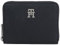Tommy Hilfiger Damen TH Emblem MED ZA Geldbörsen, Schwarz, OS, Schwarz