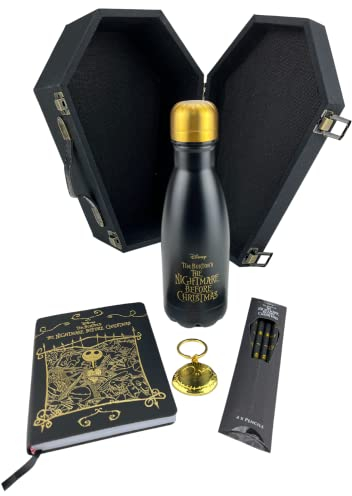 Pesadilla Antes De Navidad Jack Skellington - Set de regalo premium Unisex Pack Fan Negro/oro