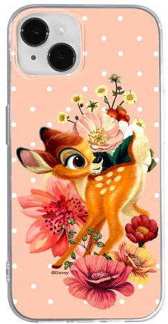ERT Group Handyhülle für Apple iPhone 14 Original und offiziell Lizenziertes Disney Muster Bambi 014 optimal an die Form des Handy angepasst, hülle aus TPU