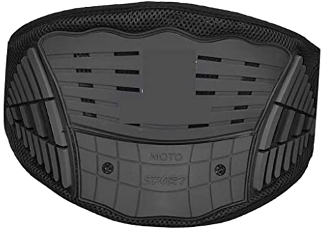 VKMKV Motorrad Motocross Racing Nierengurt Surpport Taillenschutzausrüstung for Skifahren Skating (Color : Black)