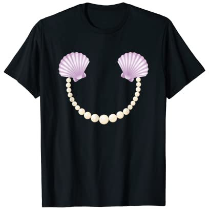 Perlenkette | Damen-Accessoire T-Shirt