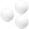 Cabilock 3pcs Large Glass Lamp Shade for Hanging Light Shade Screw in Lampshade Replacement for Floor Lamps Ceiling Fan Chandelier Wall Light Glass Chandeliers - Sphere