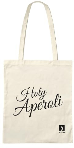 Jute Beutel Holy Aperoli Spruch Einkaufsbeutel Aperol Spritz Geschenk lustig Geschenkbeutel Einkaufstasche Bio Baumwolle nachhaltig