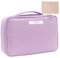 Reise-Make-up-Tasche, Kosmetiktasche, Make-up-Tasche, Kulturbeutel für Damen und Herren, Violett