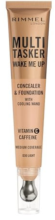 Rimmel Multi-Tasker Wake Me Up Concealer & Foundation – 30 – Light, 20 ml