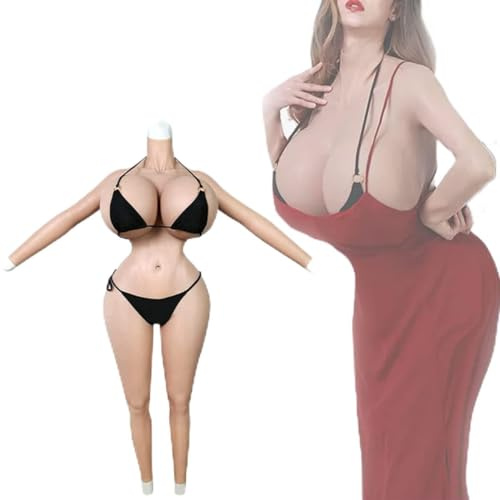 Oppaionaho Crossdresser S Cup Silicone Body Suit with Large Breast Forms Huge Boobs for Drag Queen