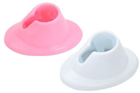 Healeved 4pcs Nail Gel Polish Holder Silicone Rack Nail Polish Bottle Stand for Diy French Manicure Storage