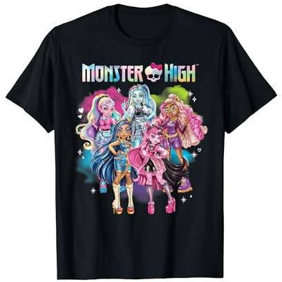 Monster High Alumni - Charakter Rainbow Cloud Group T-Shirt