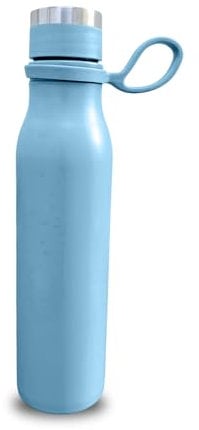 500ml Light-Blue Insulated Vacuum Flask – Leak-Proof, Durable Metal Water Bottle for Hot & Cold Drinks, Ideal for Gym, School, and Daily Use