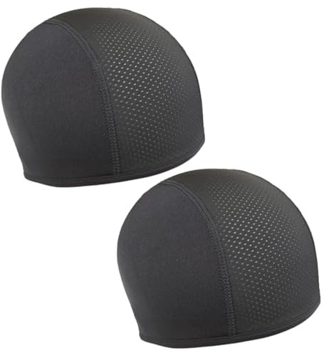 2Pcs Casco Moto Sotocasco Ciclismo Gorro Bajo Casco Ciclismo Hombre Sotocasco Bici Verano Gorro para Casco de Bicicleta Sotocasco Bici Verano Skullcap Forro para Casco Absorbe el Sudor Accesorios