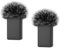 EIROVYA 2 Stück Mikrofon Windschutz für DJI Mic, 2 PCS Fell Wind Muff Pop Filter kompatibel mit DJI Mic, Professionelle Außen Windfilter Schallschutz