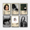 EDQMHFNV Gracie Abrams, Poster, Albumcover, 6 Stück, Leinwand-Musikposter für Schlafzimmer, Wandkunst, Dekor-Poster und Drucke, 20 x 30 cm, Stil 4