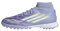 adidas F50 SPARKFUSION League W Mid Turf Football Boots, Scarpe da Calcio Donna, Violet Tone/Lucid Lemon/Purple Rush, 44 2/3 EU