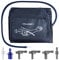 Large Blood Pressure Cuff, 22-42CM Replacement L Szie Cuff Adjustable Applicable for Big Upper Arm with 6 Connectors Universal for Omron BP Monitor Home Use Not Included Machines
