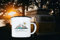 KAMACA Emaille Becher mit Spruch leichte und robuste Tasse 450 ml für Abenteuer Alltag Camping Outdoor Wandern Trekking Campen Kaffeetasse Kaffeebecher (Emaille Tasse Gipfelstürmer)