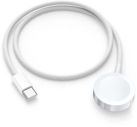 Ladekabel für Apple Watch 1M iWatch Ladekabel USB C Apple Watch Ladegerät | Magnet Apple Watch schnellladegerät für iWatch Serie 11/ 10/ 9/ 8/ 7/ 6/ 5/ 4/ 3/ 2/ SE3/ SE2/ SE/ Ultra 2/ Ultra