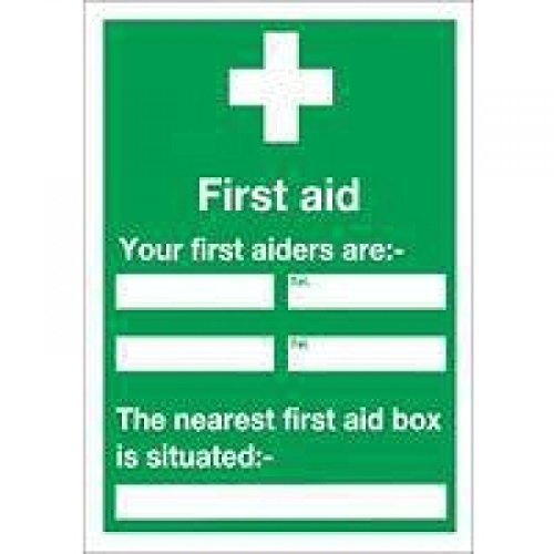 Safety Sign First Aid 600x450mm PVC E91A/R