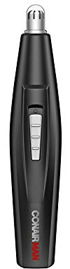ConairMan Nose Hair Trimmer for Men, For Nose, Ear and Perfect for Travel, Battery Powered