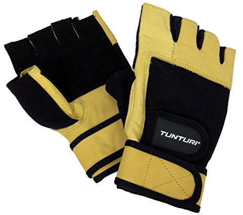Tunturi Handschuhe Fitness High Impact, Beige/Schwarz, XL, 14TUSFU258